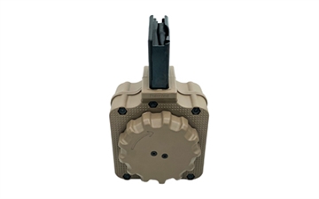 Picture of ProMag Industries Magazine, Drum, 308 Winchester/762NATO, 50 Rounds, Fits FN SCAR17, Polymer Construction, Flat Dark Earth DRM-A41-FDE