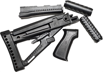Picture of PROMAG MAGAZINE ARCHANGEL AK-47/AKM STOCK SET BLACK POLYMER AA47