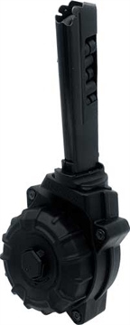 Picture of ProMag Industries Magazine, 9MM, 30 Round Drum, Fits Hi-Point Carbine 995TS, Polymer, Black DRM-A78 DRMA78