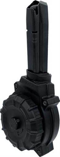 Picture of ProMag 50rds Drum 9mm Fits Sig Sauer P228 Black Polymer DRMA73