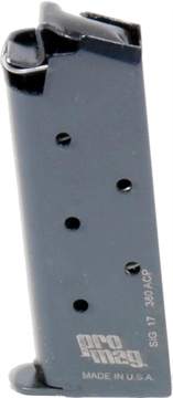 Picture of ProMag Sig Sauer P238 Magazine .380 ACP Blued Steel 6/rd SIG 17 SIG17