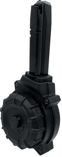 Picture of PRO MAG MAGAZINE TAURUS PT 99 9MM 50RD DRUM BLACK POLYMER DRM-A72 DRMA72