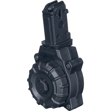 Picture of Promag Handgun Drum Magazine Fits CZ Scorpion 9mm - Black Polymer 30/rd DRM-A29 DRMA29