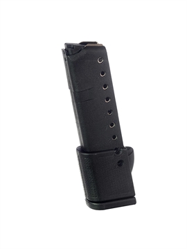 Picture of ProMag Standard 10rd 380 ACP Compatible w/Glock 42 Black DuPont Zytel Polymer GLK11