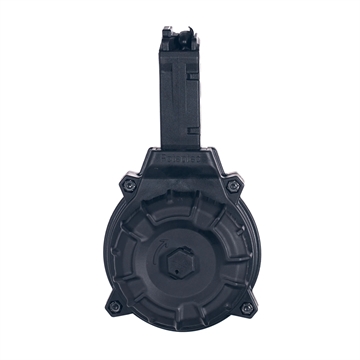 Picture of ProMag Industries Drum Magazine, 9MM, 50 Rounds, Fits SIG MPX, Polymer, Black DRM-A21 DRMA21