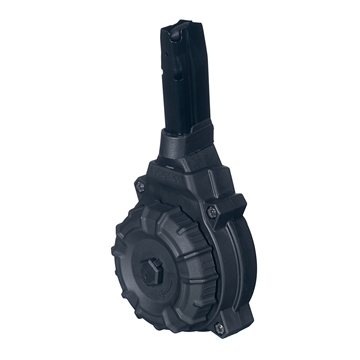 Picture of ProMag Standard 50rd Drum 9mm Luger Fits Sig P365/P365XL Black DuPont Zytel Polymer DRMA32