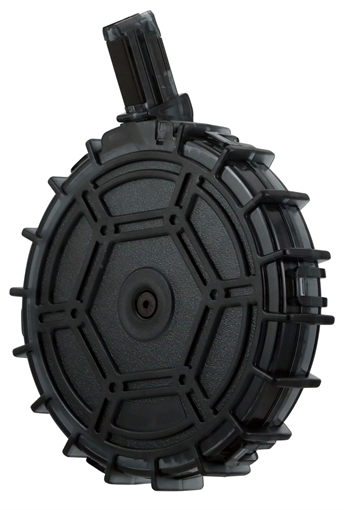 Picture of ProMag Standard 70rd Drum 22 LR Fits Remington 597 Smoke Polycarbonate REMA4