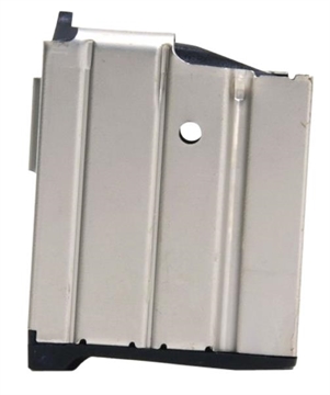 Picture of ProMag Industries Magazine, 223 Rem, 10 Rounds, Fits Ruger Mini-14, Steel, Nickel Finish RUG09N