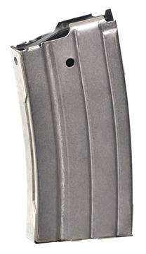 Picture of ProMag Rifle Magazine For Ruger Mini-14 .223 Rem 20/rd Nickel Plated Steel RUG-A1N RUGA1N