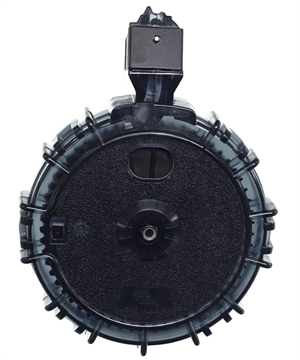 Picture of ProMag Industries Drum Magazine, 22LR, 55 Rounds, Fits Ruger 10/22, Polymer, Translucent Smoke RUG-A28 RUGA28