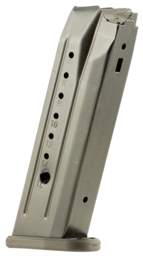 Picture of ProMag Standard 15rd 9mm Luger Fits Ruger SR Blued Steel RUGA36