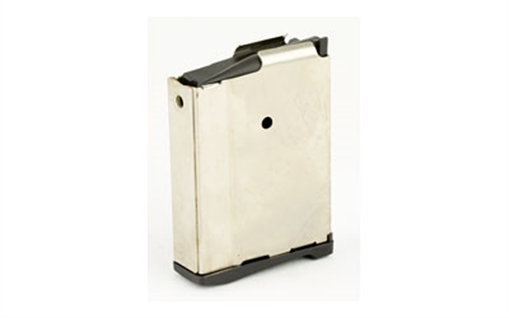 Picture of ProMag Industries Magazine, 762x39, 10 Rounds, Fits Ruger Mini-30, Steel, Nickel Finish RUG-11N RUG 11N