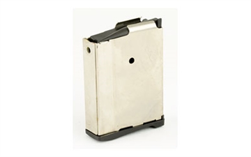 Picture of ProMag Industries Magazine, 762x39, 10 Rounds, Fits Ruger Mini-30, Steel, Nickel Finish RUG-11N RUG 11N