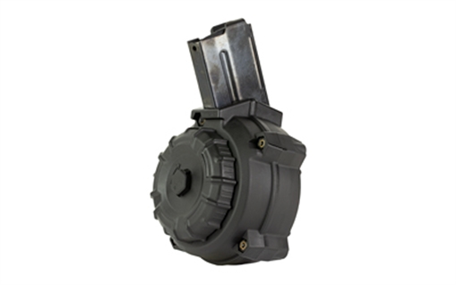 Picture of ProMag Industries Magazine, Drum, 7.62X39, 50 Rounds, Fits Ruger Mini-30, Polymer Construction, Black DRM-A101
