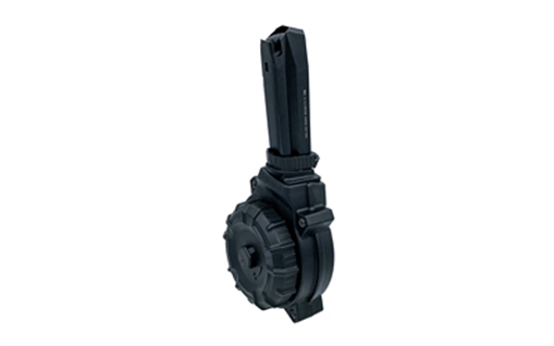 Picture of ProMag Industries Magazine, Drum, 9MM, 50 Rounds, Fits Ruger Security-9, Polymer Construction, Black DRM-A98