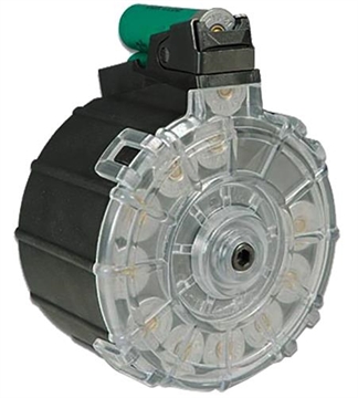 Picture of ProMag Industries Magazine, 12 Gauge, 12 Rounds, Fits Saiga, For 2-3/4" Shells, Polymer, Black SAI-A7 SAIA7