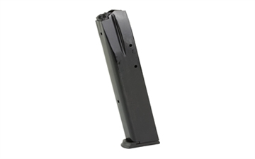 Picture of ProMag Industries Magazine, 9MM, 20 Rounds, Fits SCCY CPX-2, Steel Construction, Blued Finish, Black SCY-A3