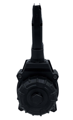 Picture of ProMag DRMA107 30rd Drum 380 ACP Fits Sig Sauer P365 Black DuPont Zytel Polymer DRMA107 DRM-A107