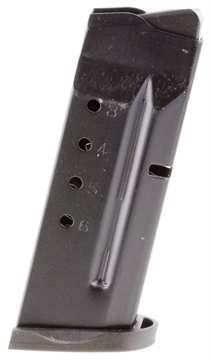 Picture of ProMag Standard 6rd 40 S&W Fits S&W M&P Shield Blued Steel SMI29