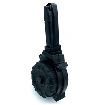 Picture of ProMag Industries Magazine, 9MM, 50 Round Drum, Fits SD9 & SD9VE, Polymer, Black DRM-A57