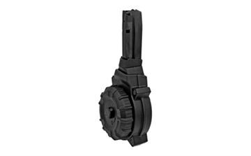 Picture of ProMag Industries Magazine, 9MM, 50 Round Drum, Fits Springfield Hellcat, Polymer, Black DRM-A51