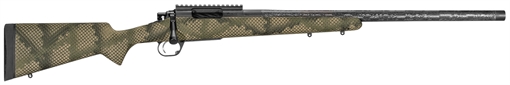 Picture of Proof Research Glacier TI 308 Win 4+1 20" Carbon Fiber Match Grade Threaded Barrel, Black Cerakote Titanium Receivern w/Picatinny Rail, Fixed PROOF Hunter TFDE Carbon Fiber Stock 118450