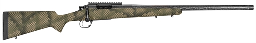 Picture of Proof Research Glacier TI 308 Win 4+1 20" Carbon Fiber Match Grade Threaded Barrel, Black Cerakote Titanium Receivern w/Picatinny Rail, Fixed PROOF Hunter TFDE Carbon Fiber Stock 139981