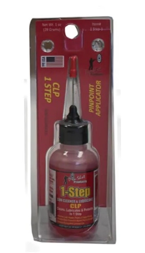 Picture of PRO-SHOT 1 OZ. 1 STEP CLP NEEDLE OILER - 4 BOTTLES PER CASE PACK 1STEP-1 NEEDLE-CS