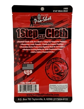 Picture of PRO-SHOT 1 STEP CLP CLOTH 12X12 TREATED CLOTH 1STEP-CLOTH