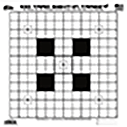 Picture of Pro-Shot SSIT12PK Sight-In Hanging Heavy Paper 100yds 14" x 14" Black/White 12 Pack SSIT12PK SSIT-12PK