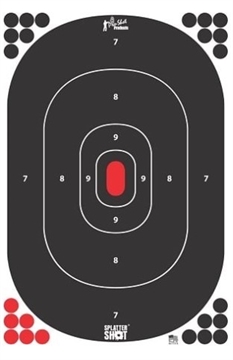 Picture of PRO-SHOT 12IN X 17IN SILHOUETTE - PEEL AND STICK- 12 QTY. PACK SILH-IN-12PK