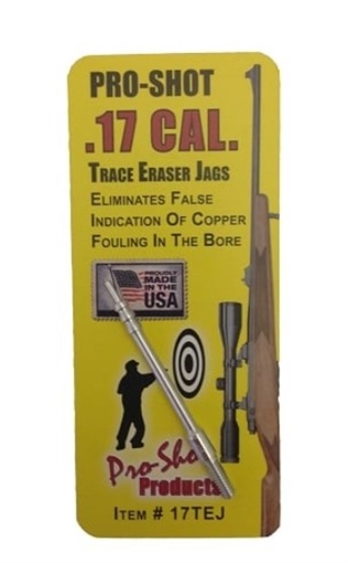 Picture of PRO-SHOT .17 CAL. TRACE ERASER SPEAR TIP JAG 17TEJ