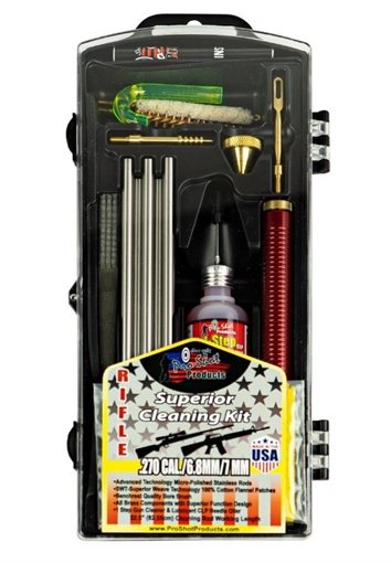 Picture of Pro-Shot Classic Box Kit Multi-Caliber Rifle/Black Plastic Case R2707KIT
