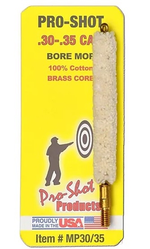 Picture of PRO-SHOT .30 CAL. - .35 CAL. BORE MOP - 12 QTY. CASE PACK MP30-35-CS