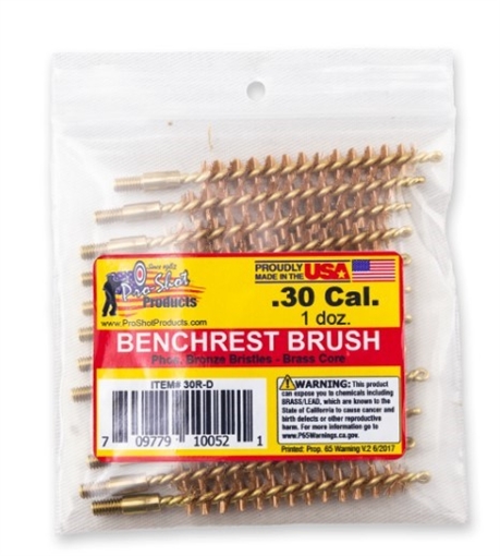 Picture of PRO-SHOT .30 CAL. BRUSH - 12 QTY. BULK PACK 30R-D