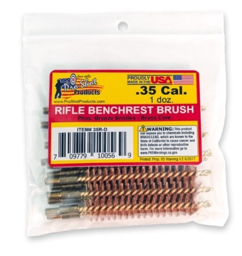 Picture of PRO-SHOT .35 CAL. BRUSH - 12 QTY. BULK PACK 35R-D