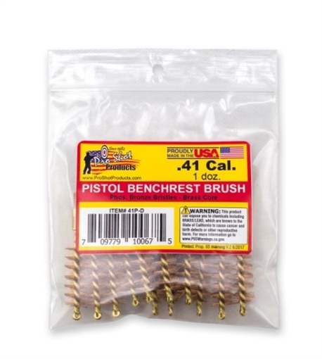 Picture of PRO-SHOT .41 CAL. PISTOL BRUSH - 12 QTY. BULK PACK 41P-D
