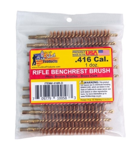 Picture of PRO-SHOT .416 CAL. BRUSH - 12 QTY. BULK PACK 416R-D