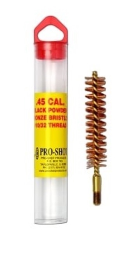 Picture of PRO-SHOT .45 CAL. BLACK POWDER BORE BRUSH 45BP-10/32