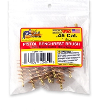 Picture of PRO-SHOT .45 CAL. BRUSH - 12 QTY. BULK PACK 45R-D