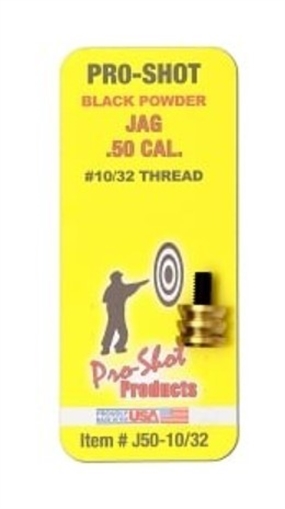 Picture of PRO-SHOT .50 CAL. BLACK POWDER JAG J50-10/32
