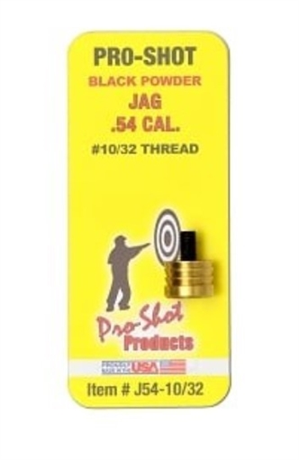 Picture of PRO-SHOT .54 CAL. BLACK POWDER JAG J54-10/32