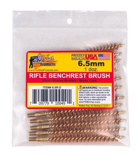 Picture of PRO-SHOT 6.5MM BRUSH - 12 QTY. BULK PACK 6.5R-D