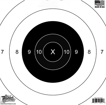 Picture of PROSHOT B8-12PK          10" B-8 HVY TGT  BULLSEYE B812PK