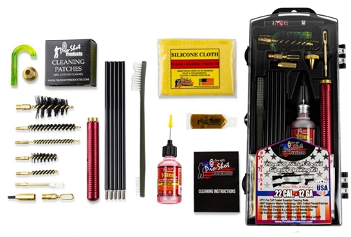 Picture of PRO-SHOT BLACK COATED ROD UNIVERSAL ROD BOX KIT FOR .22 CAL. - 12 GA CTDUVKIT
