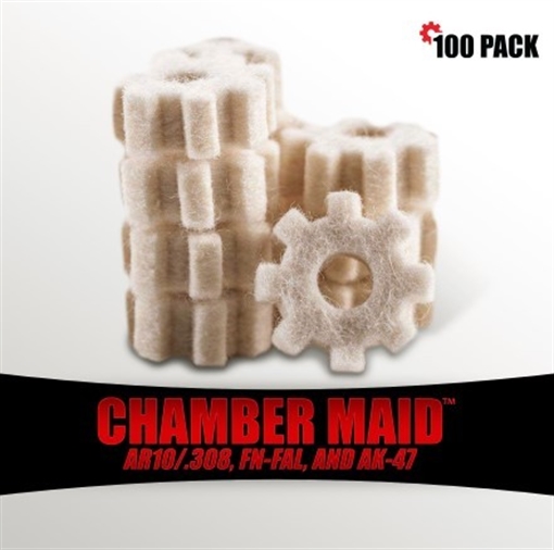 Picture of PRO-SHOT CHAMBER MAID .308 CAL./7.62MM CHAMBER STAR SWABS 100 PACK 308CMS-100