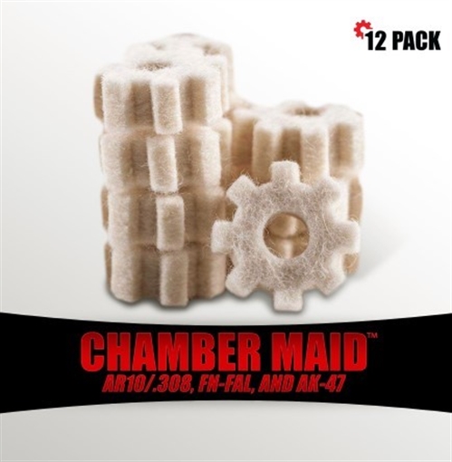 Picture of PRO-SHOT CHAMBER MAID .308 CAL./7.62MM CHAMBER STAR SWABS 12 PACK 308CMS-12