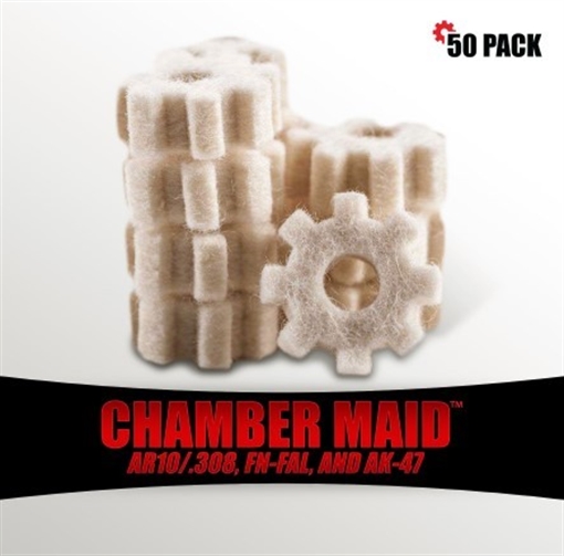 Picture of PRO-SHOT CHAMBER MAID .308 CAL./7.62MM CHAMBER STAR SWABS 50 PACK 308CMS-50
