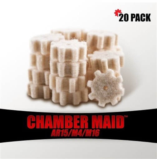 Picture of PRO-SHOT CHAMBER MAID 5.56MM/.223 CAL. CHAMBER STAR SWABS 20 PACK 556CMS-20