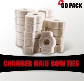 Picture of PRO-SHOT CHAMBER MAID BOW TIE CLEANING SWABS 50 PACK BTCMS-50